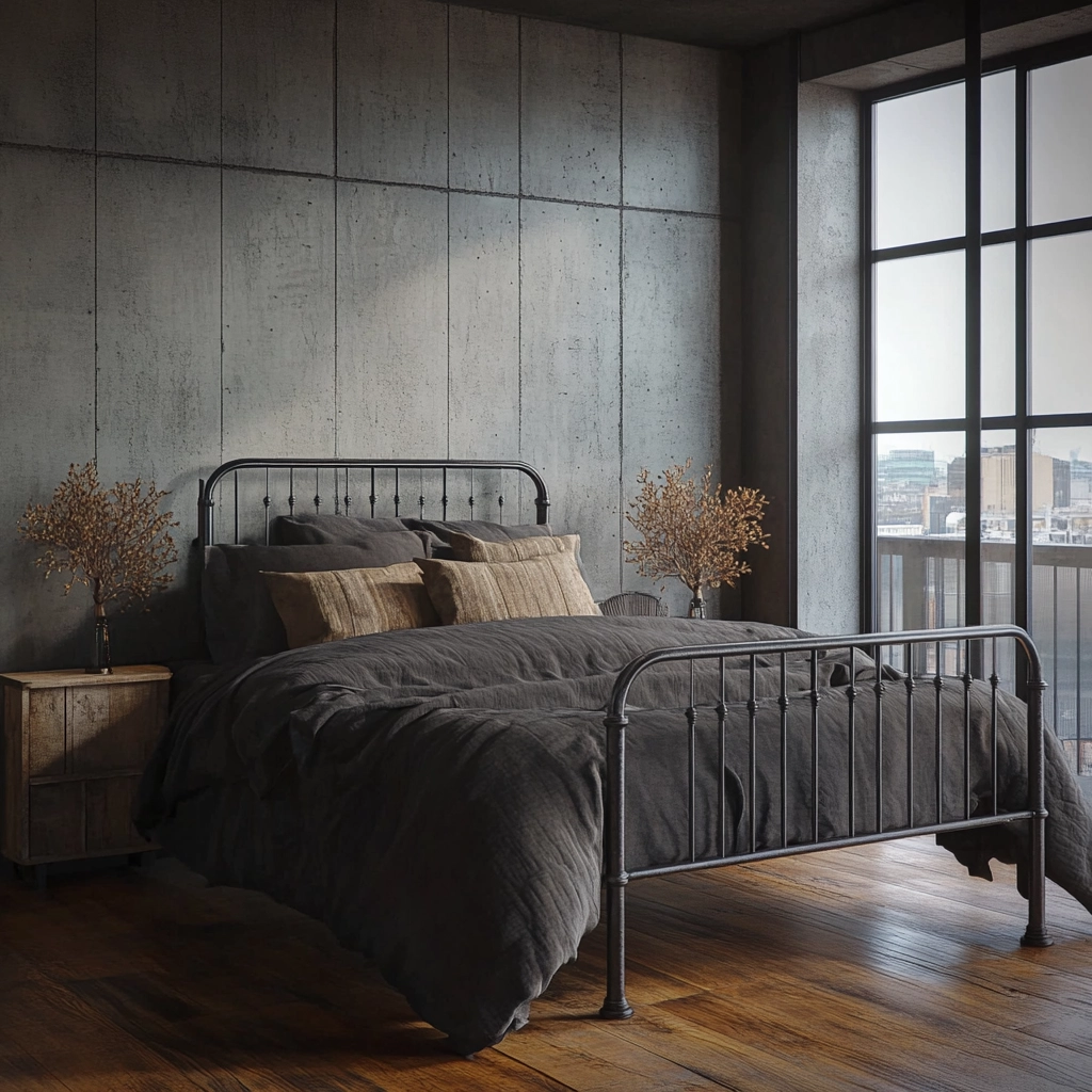 farmhouse rustic bedroom 23