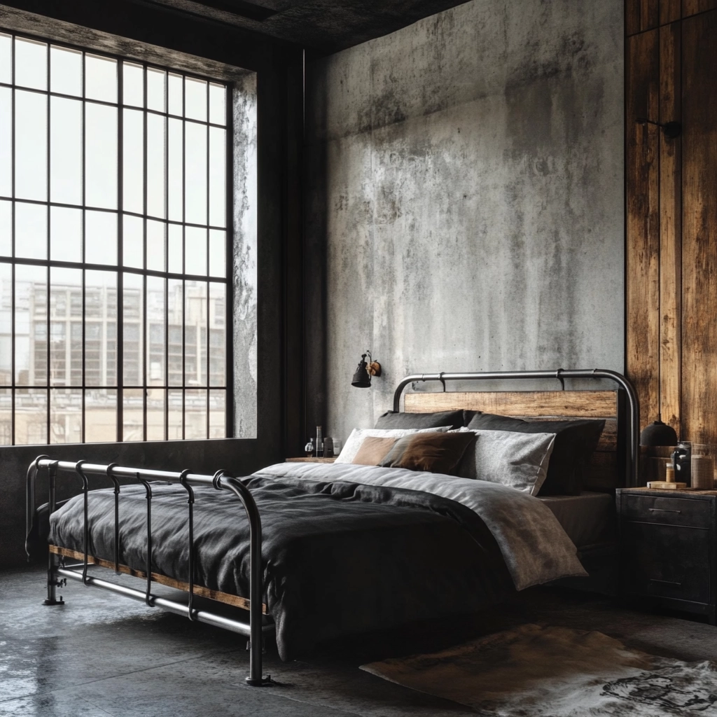 farmhouse rustic bedroom 24