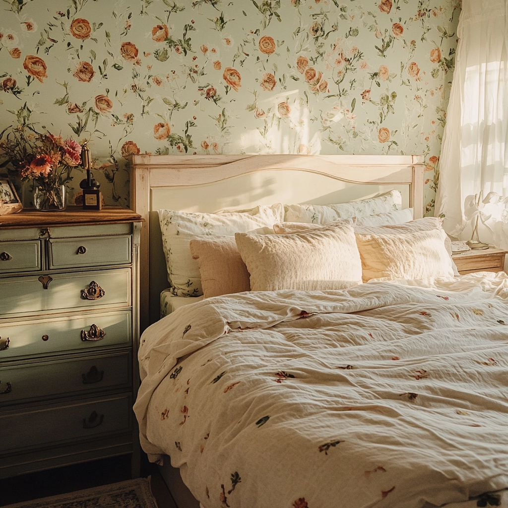 farmhouse rustic bedroom 28