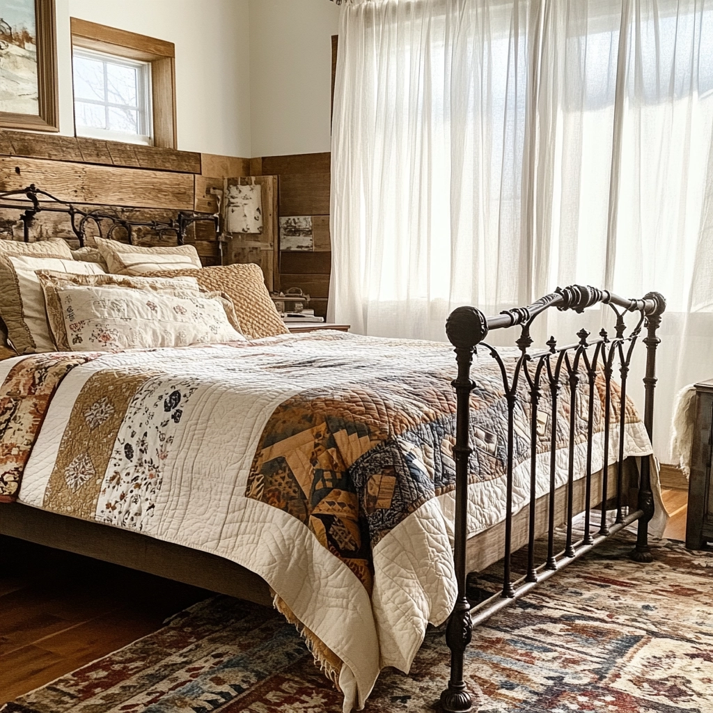 farmhouse rustic bedroom 3