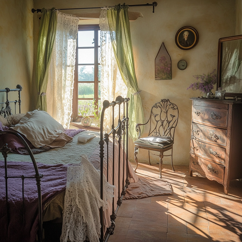 farmhouse rustic bedroom 40