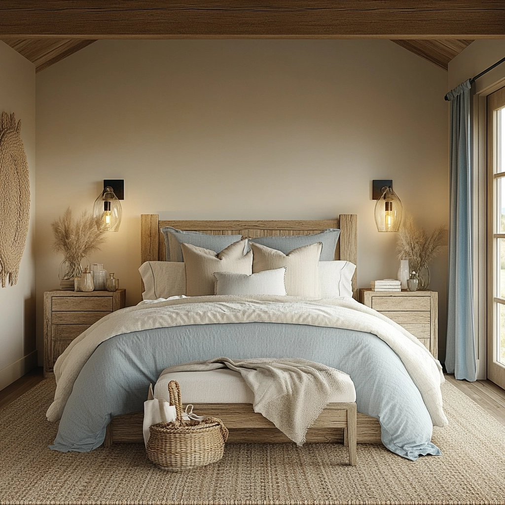 farmhouse rustic bedroom 41