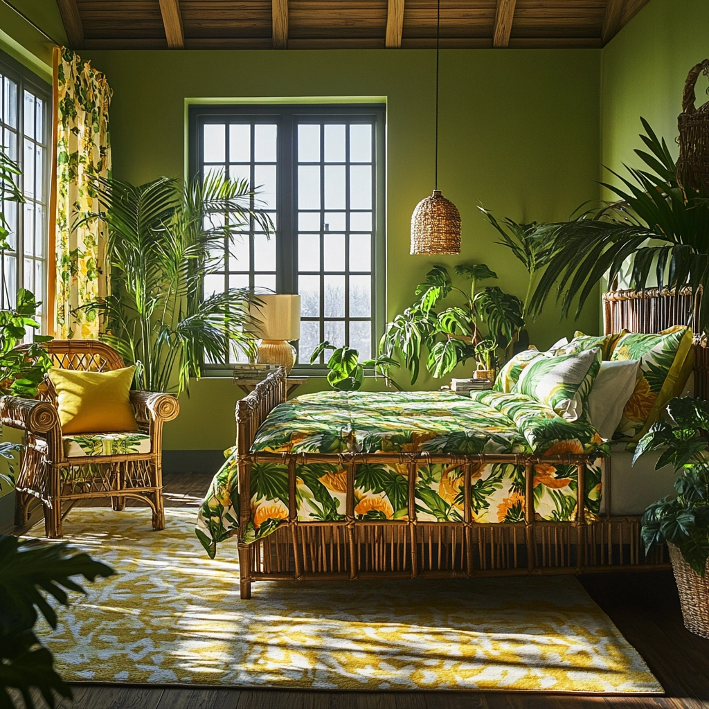 farmhouse rustic bedroom 46