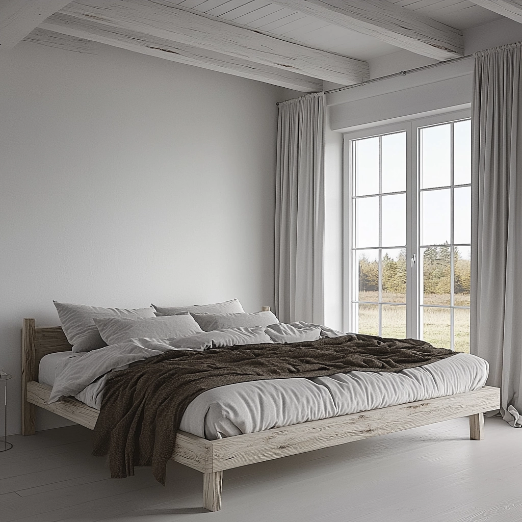 farmhouse rustic bedroom 53