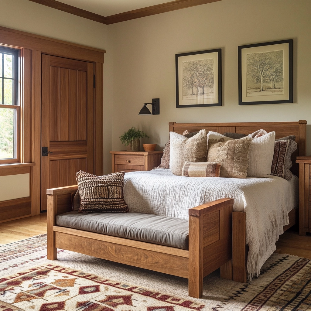 farmhouse rustic bedroom 65