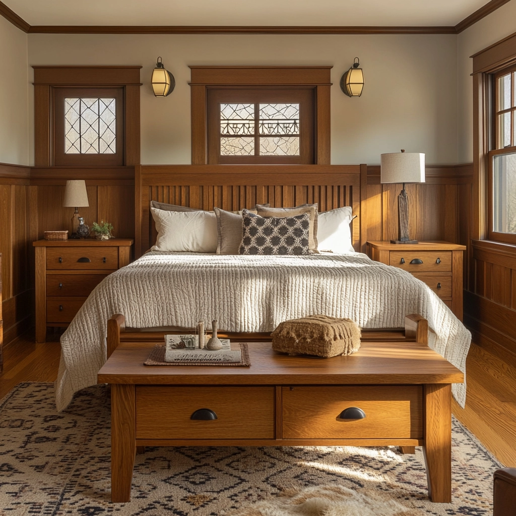 farmhouse rustic bedroom 67