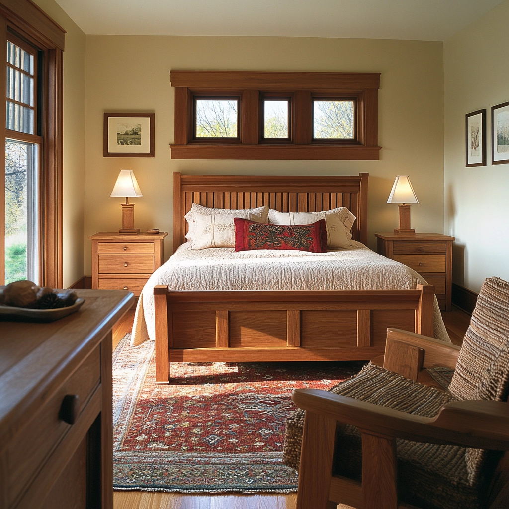farmhouse rustic bedroom 68