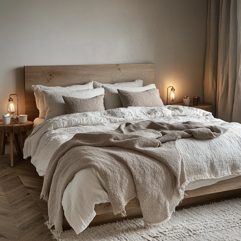 farmhouse rustic bedroom 7