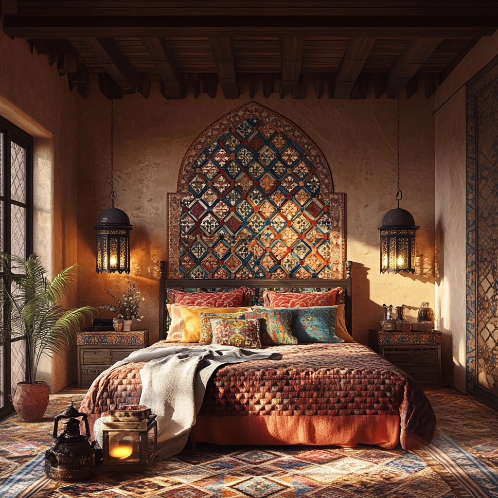 farmhouse rustic bedroom 71