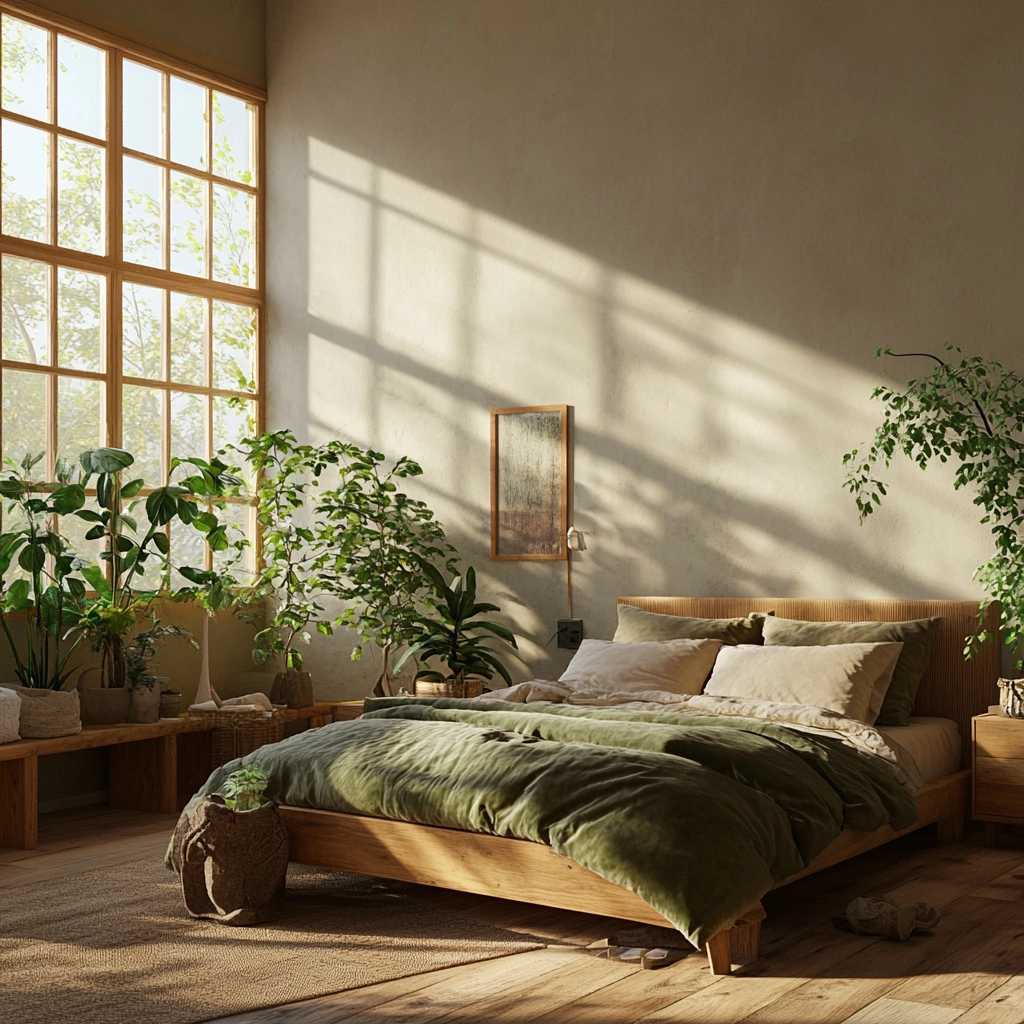 farmhouse rustic bedroom 73