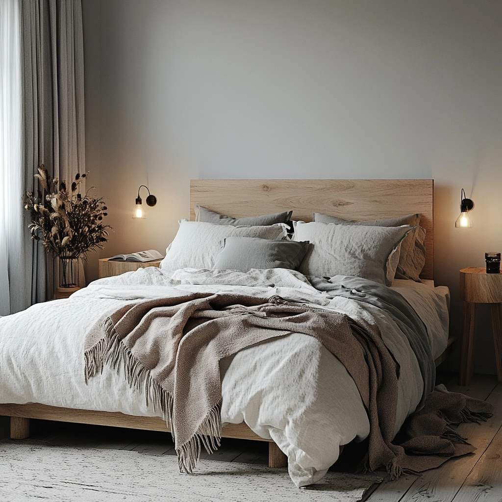 farmhouse rustic bedroom 8