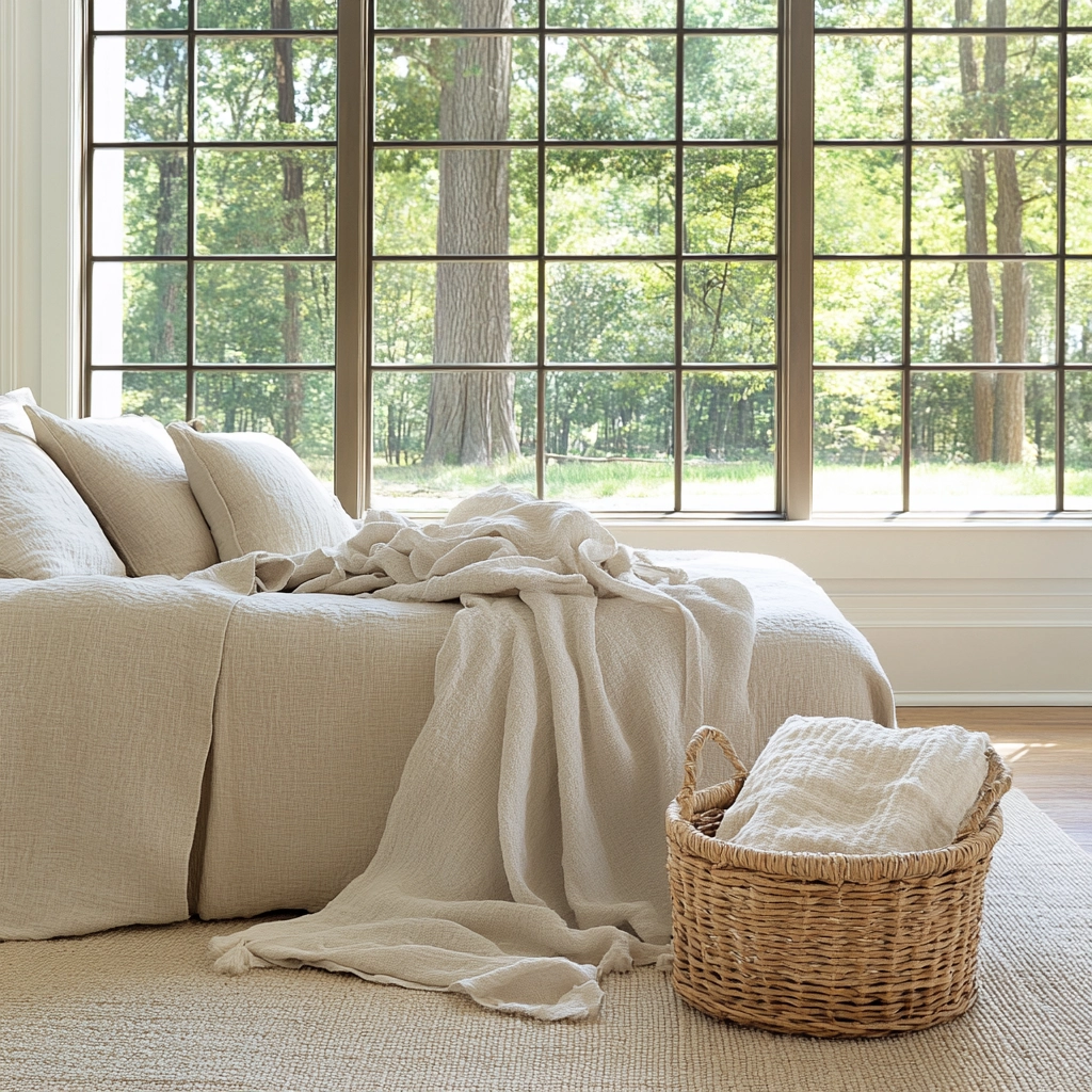 farmhouse shabby chic bedroom 16