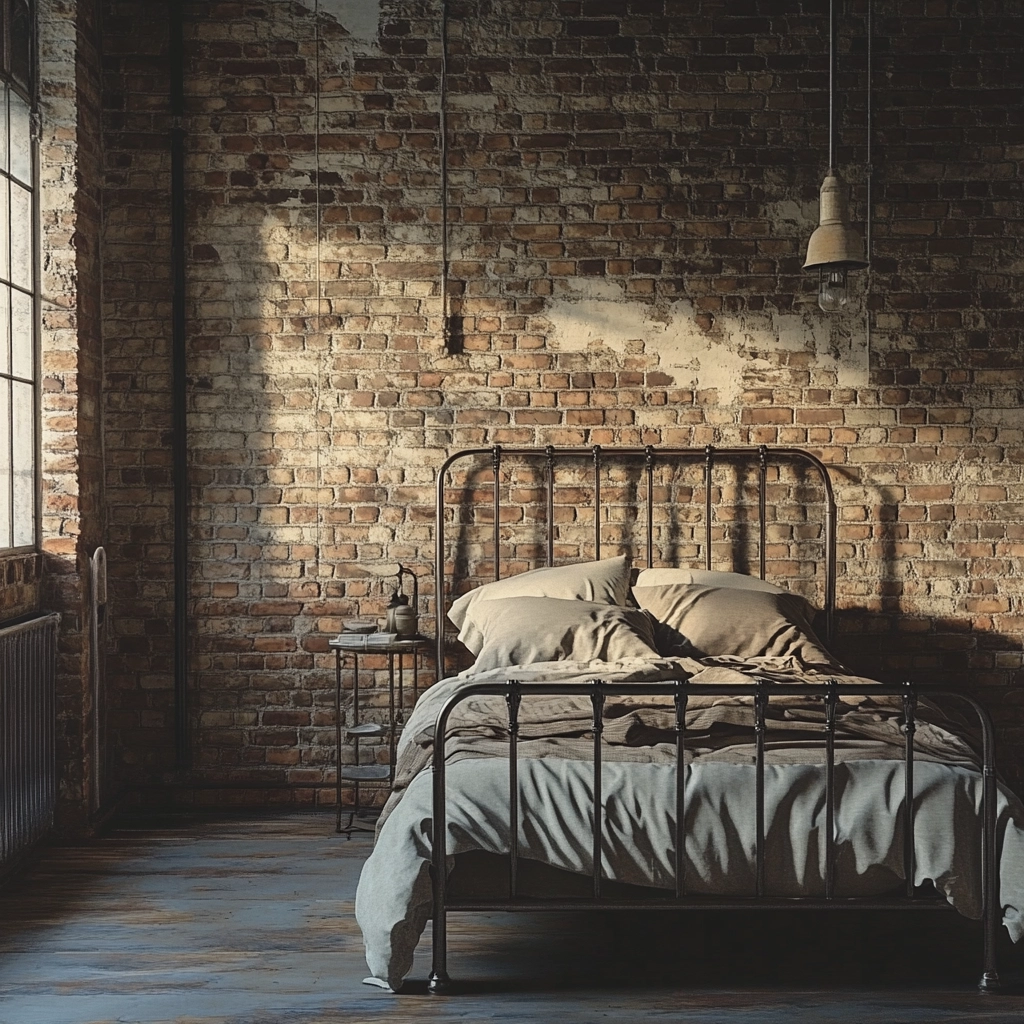 farmhouse shabby chic bedroom 38