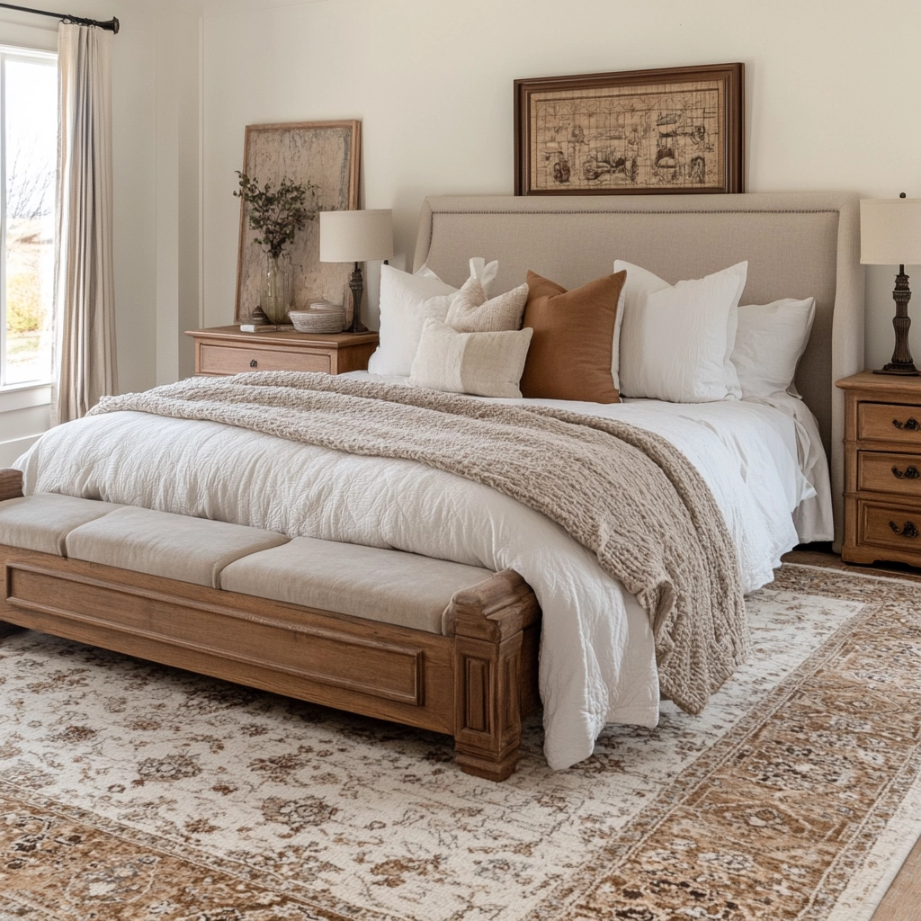 farmhouse shabby chic bedroom 64