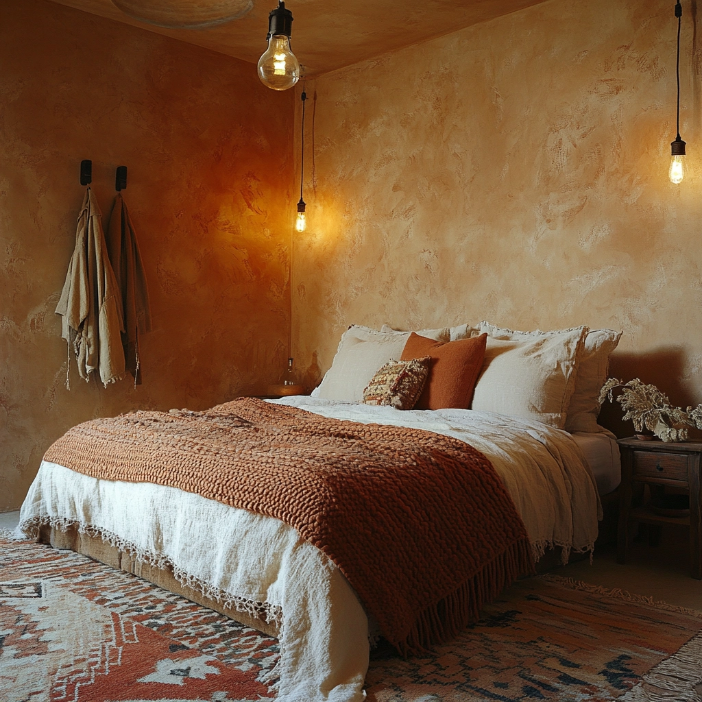 farmhouse shabby chic bedroom 77