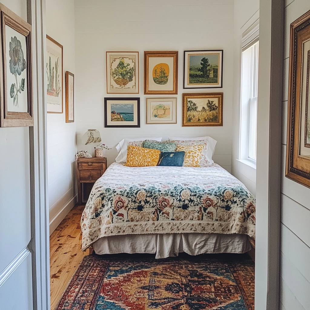 farmhouse small bedroom ideas 32