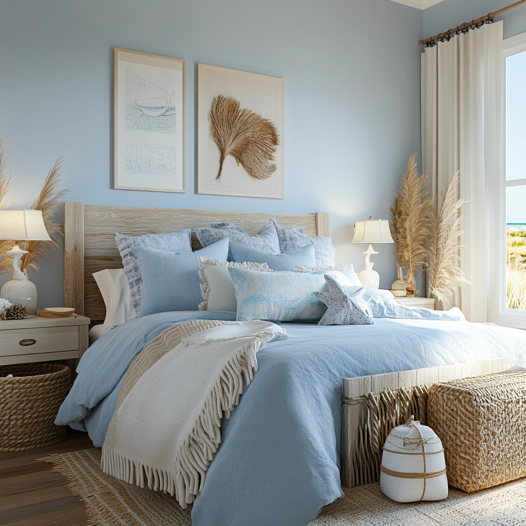 farmhouse small bedroom ideas 64