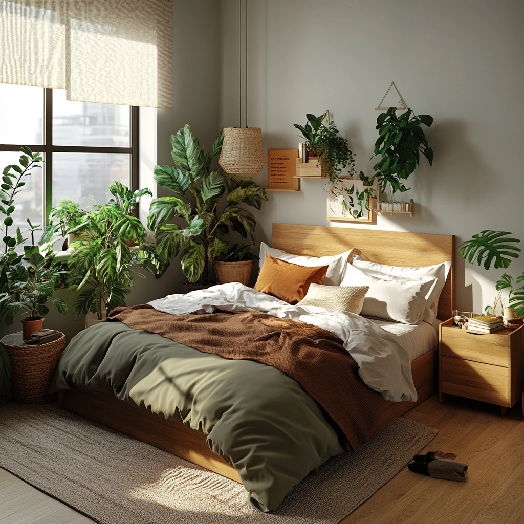 farmhouse small bedroom ideas 69