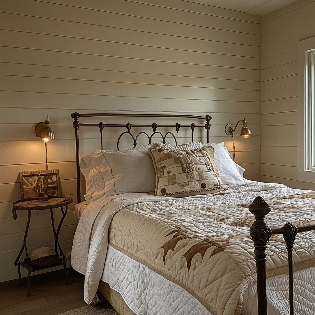 farmhouse small bedroom ideas 7