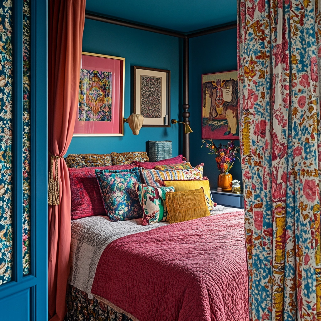 farmhouse small bedroom ideas 76