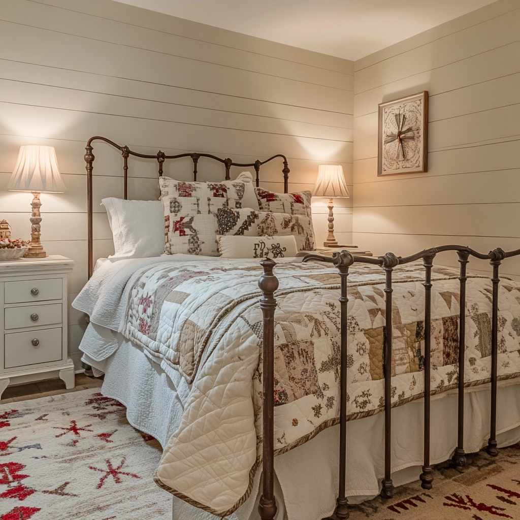 farmhouse small bedroom ideas 8