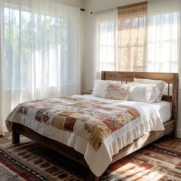 farmhouse style bedroom 1