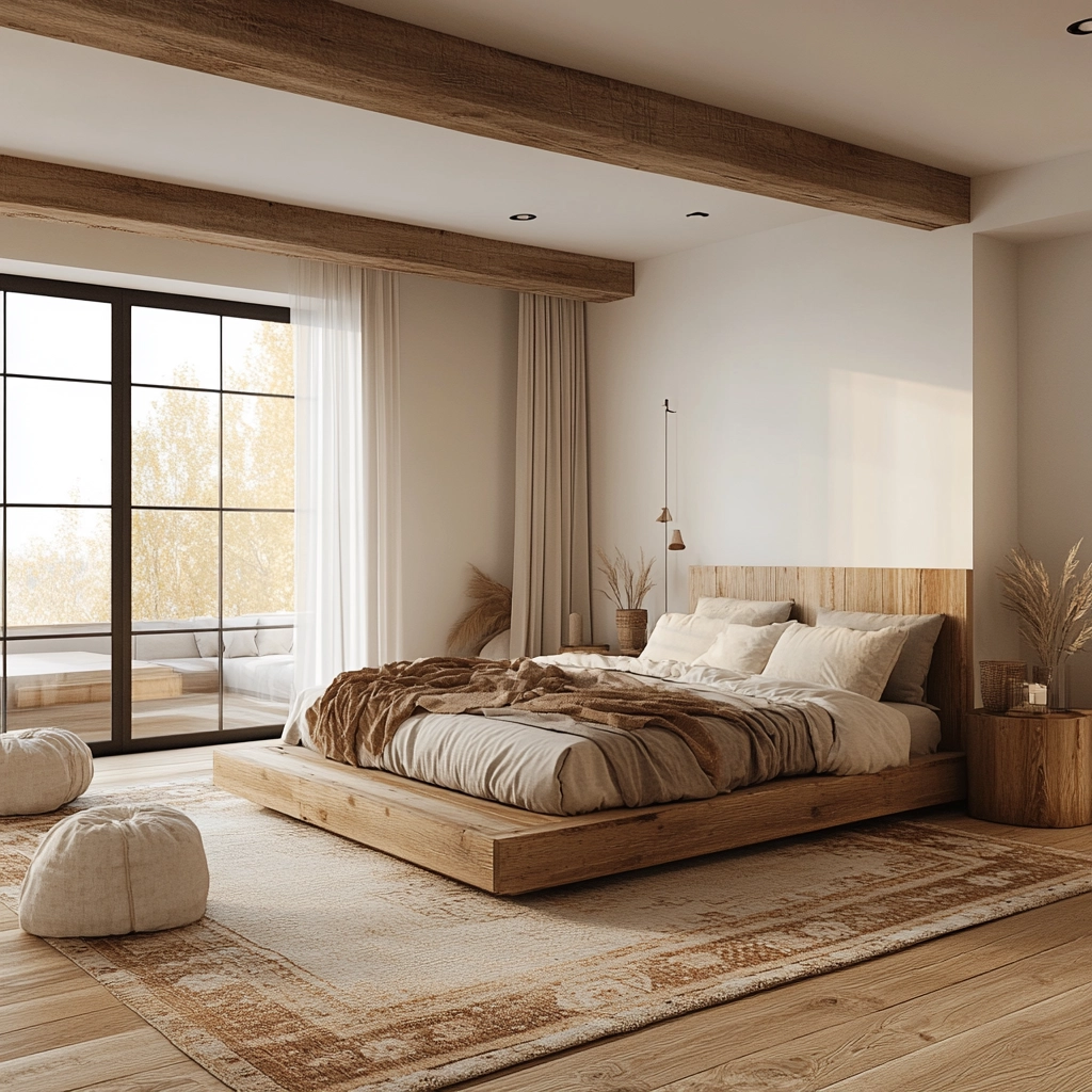 farmhouse style bedroom 13
