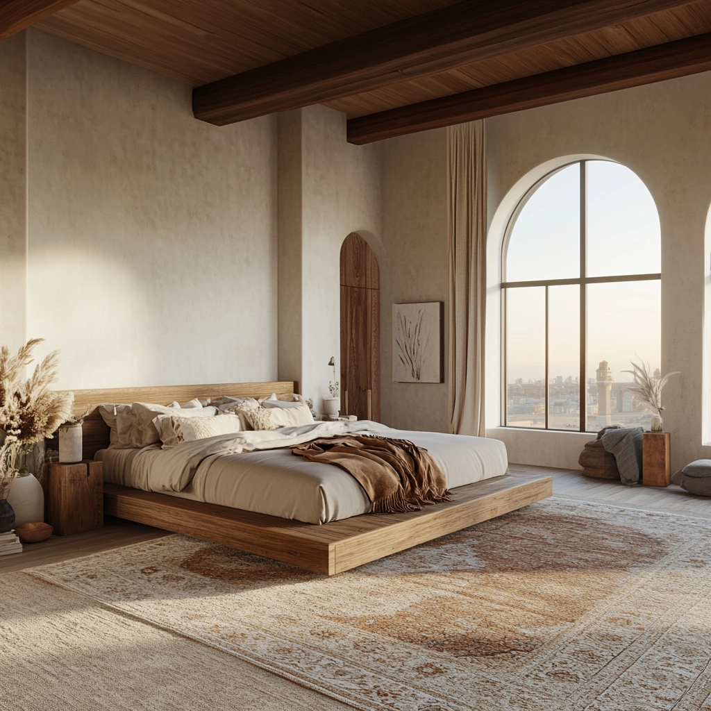 farmhouse style bedroom 14