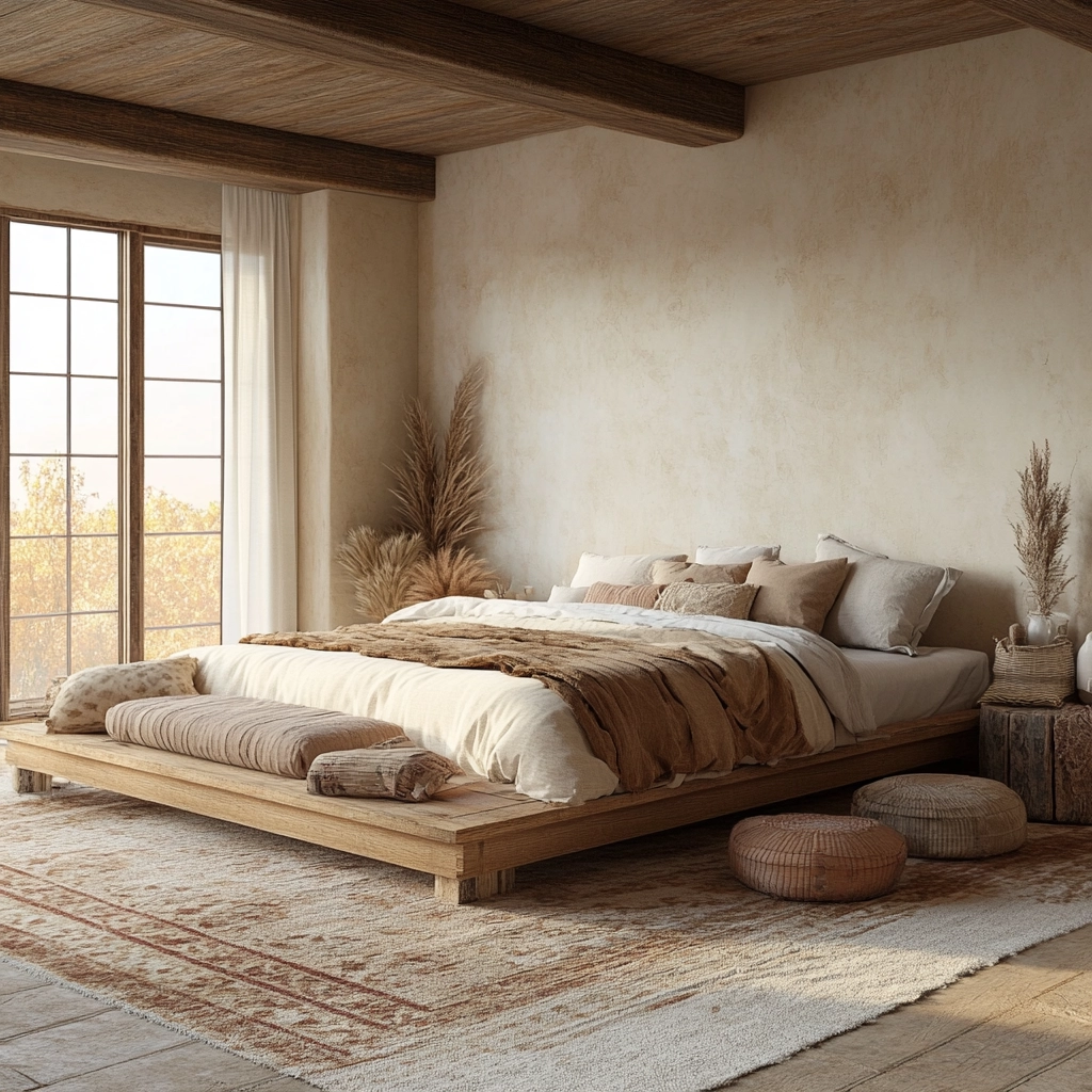 farmhouse style bedroom 15