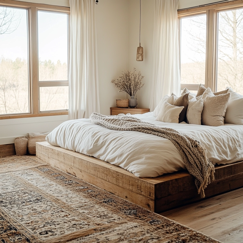 farmhouse style bedroom 16