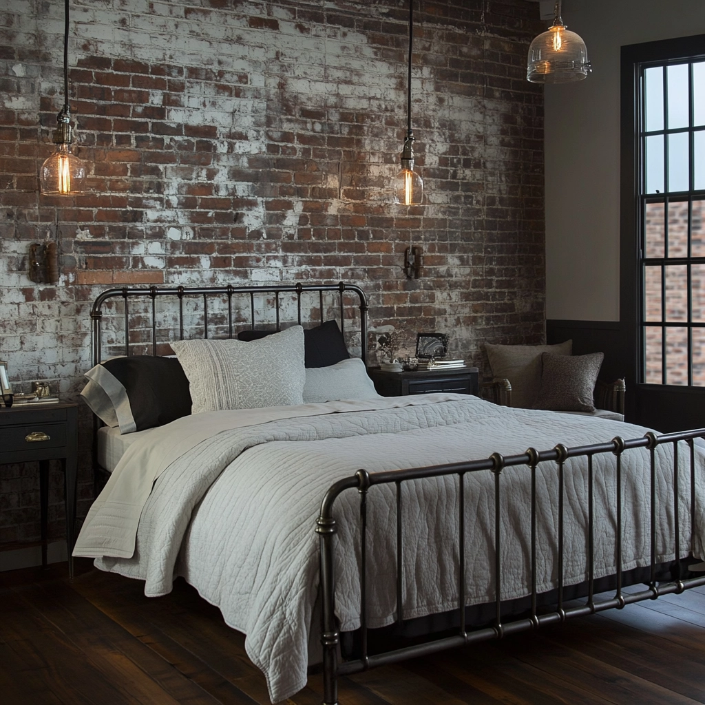 farmhouse style bedroom 23