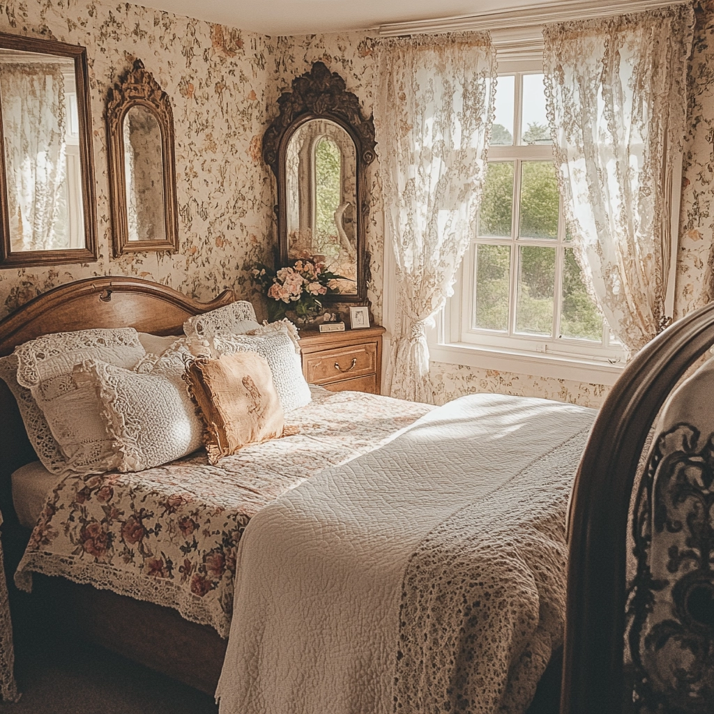 farmhouse style bedroom 25