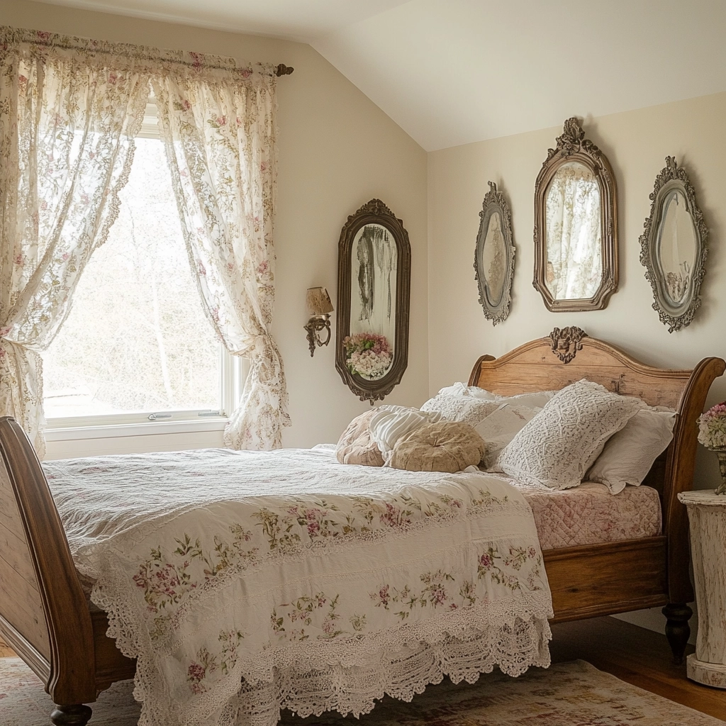 farmhouse style bedroom 27