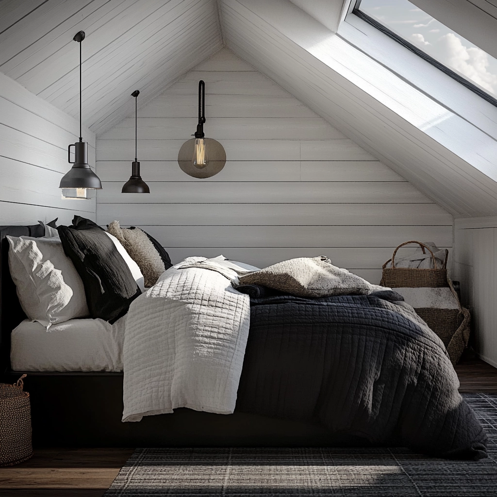 farmhouse style bedroom 29