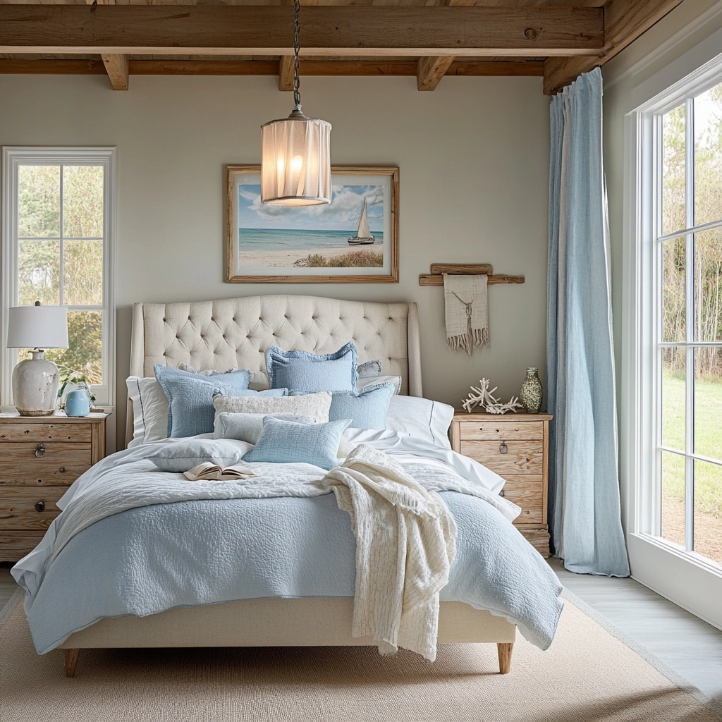 farmhouse style bedroom 33