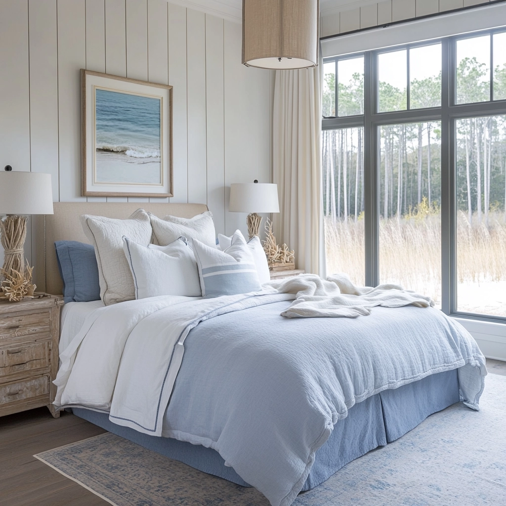 farmhouse style bedroom 34