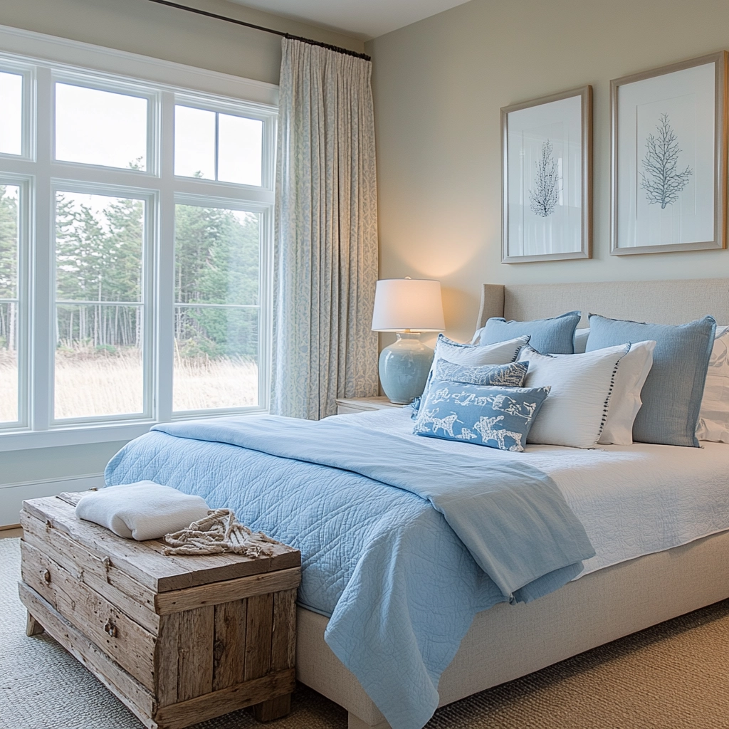 farmhouse style bedroom 36