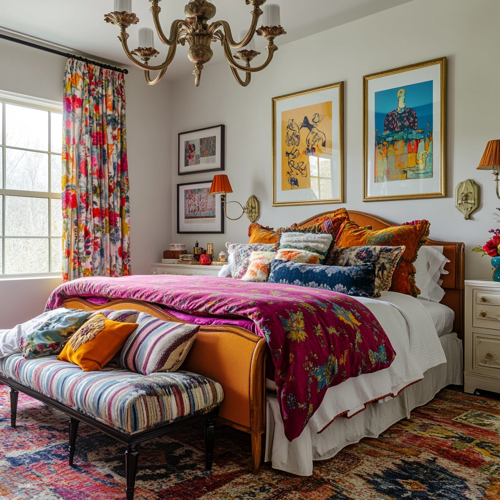 farmhouse style bedroom 37