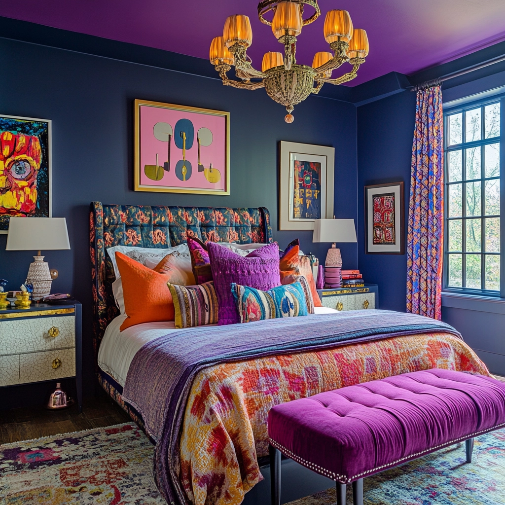 farmhouse style bedroom 38