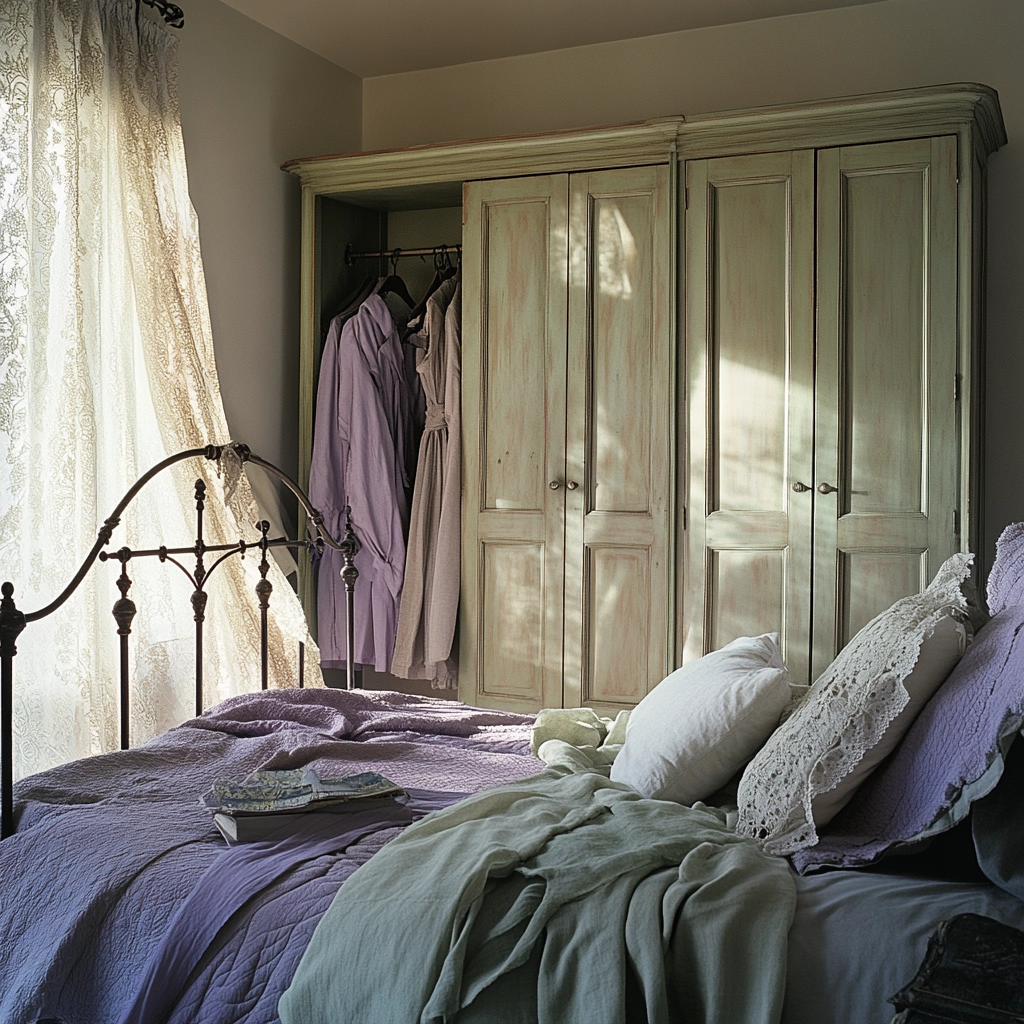 farmhouse style bedroom 41