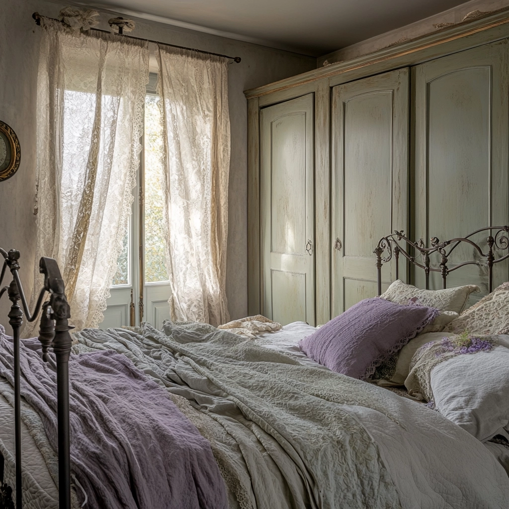 farmhouse style bedroom 43