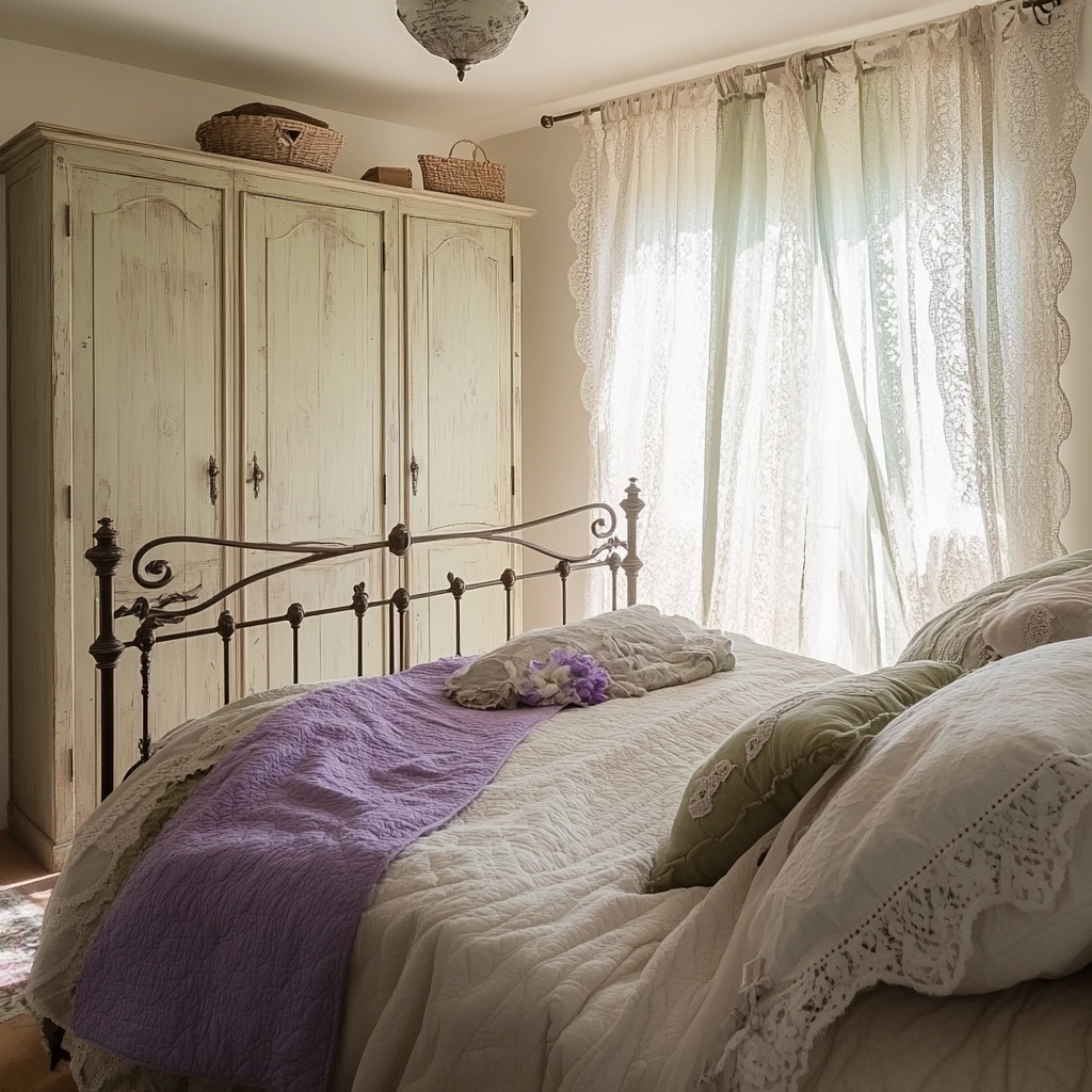 farmhouse style bedroom 44
