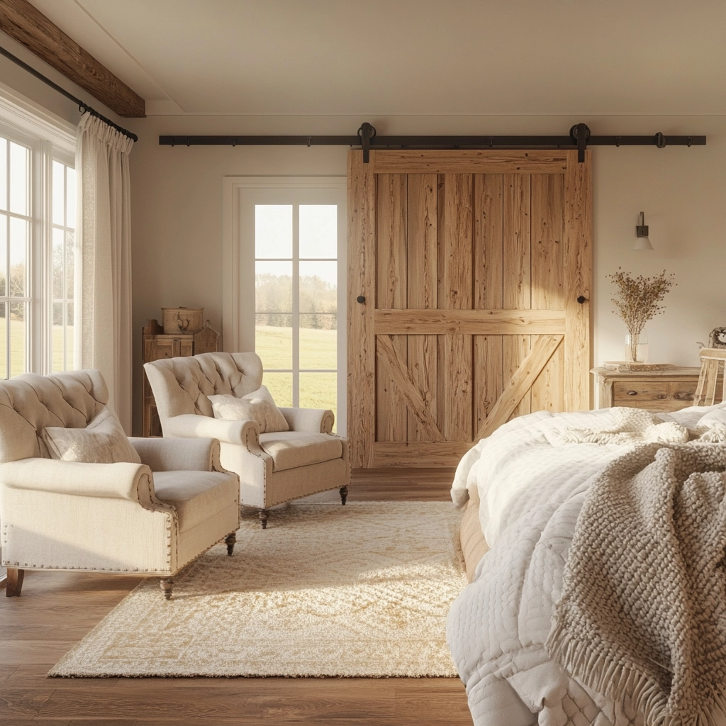 farmhouse style bedroom 75
