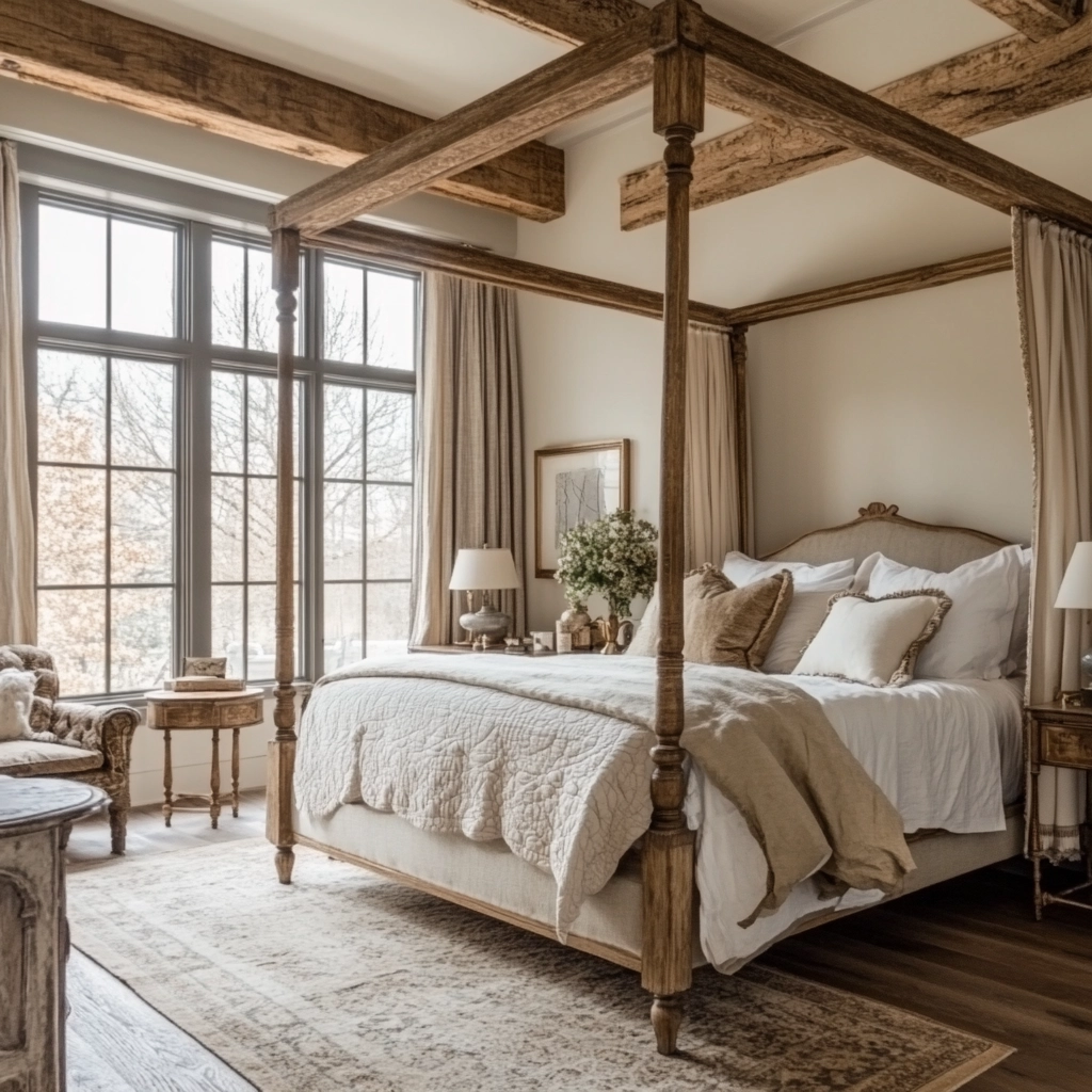 farmhouse style bedroom decor 28