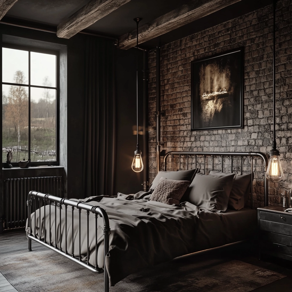 farmhouse vintage bedroom 13