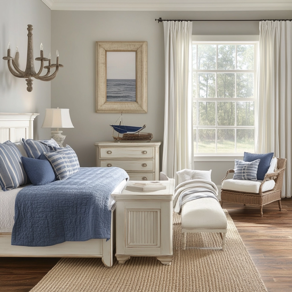 farmhouse vintage bedroom 19