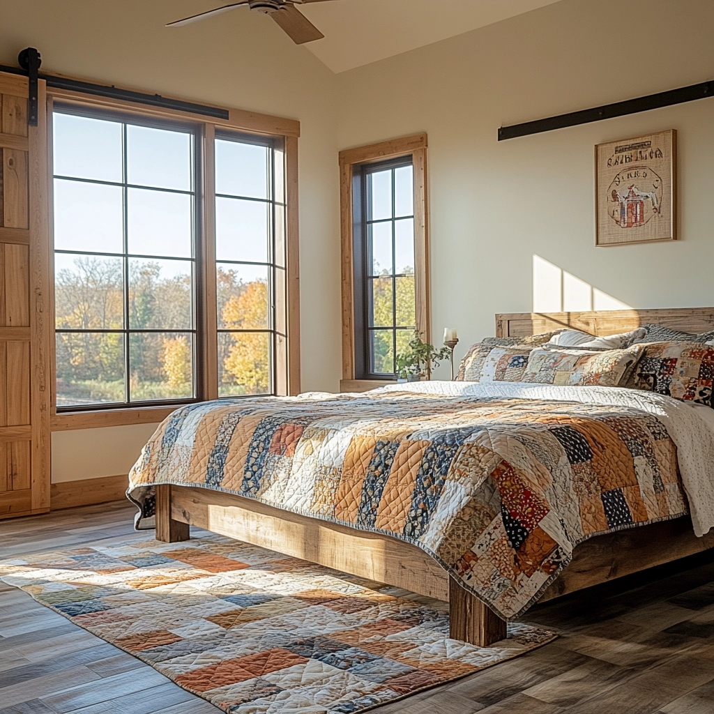 farmhouse vintage bedroom 2