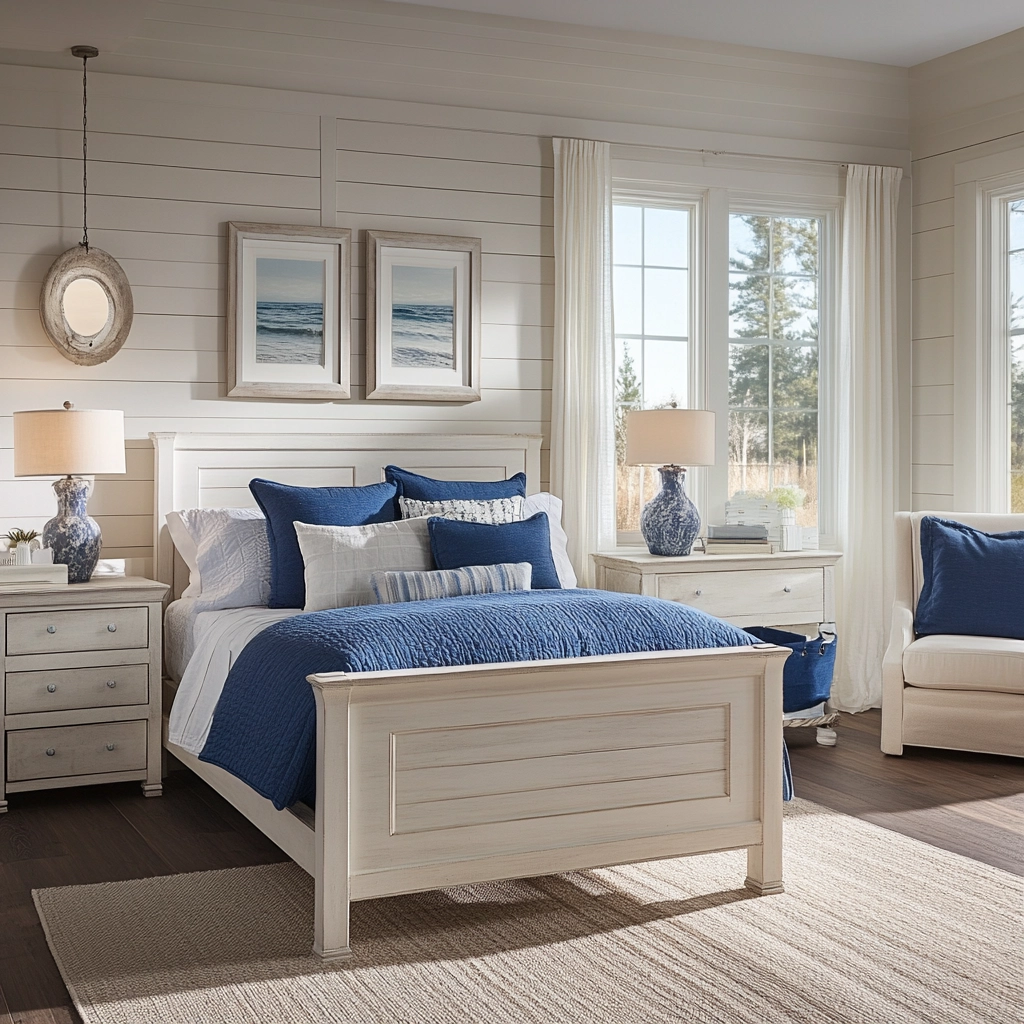 farmhouse vintage bedroom 20