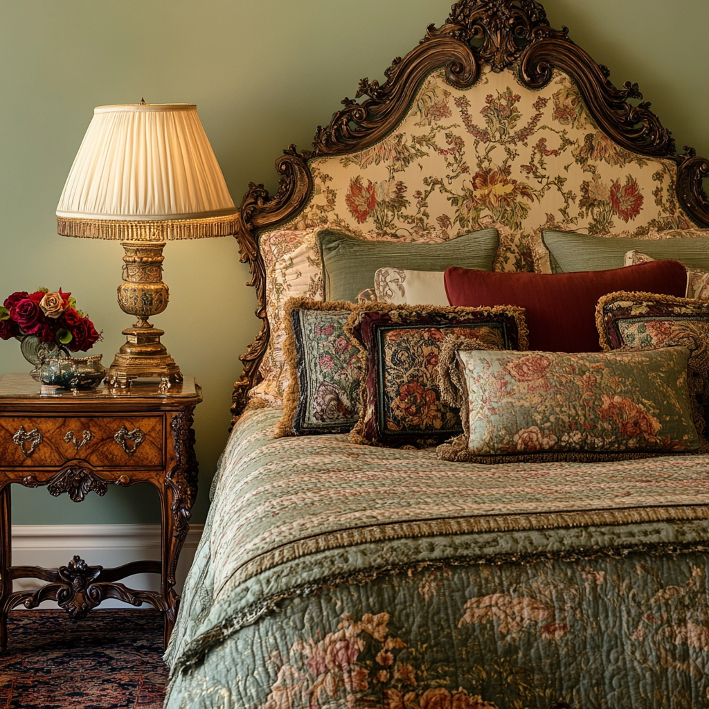 farmhouse vintage bedroom 22