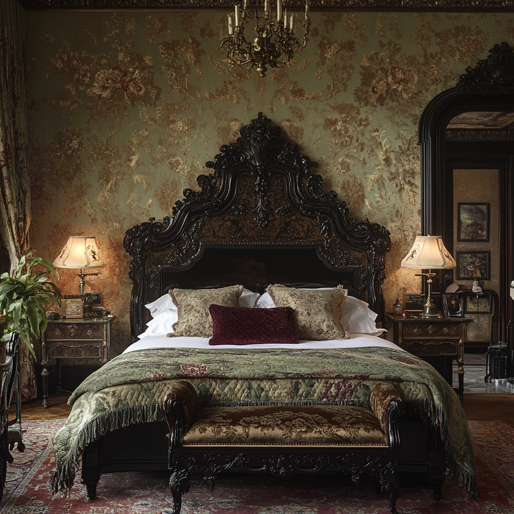 farmhouse vintage bedroom 23